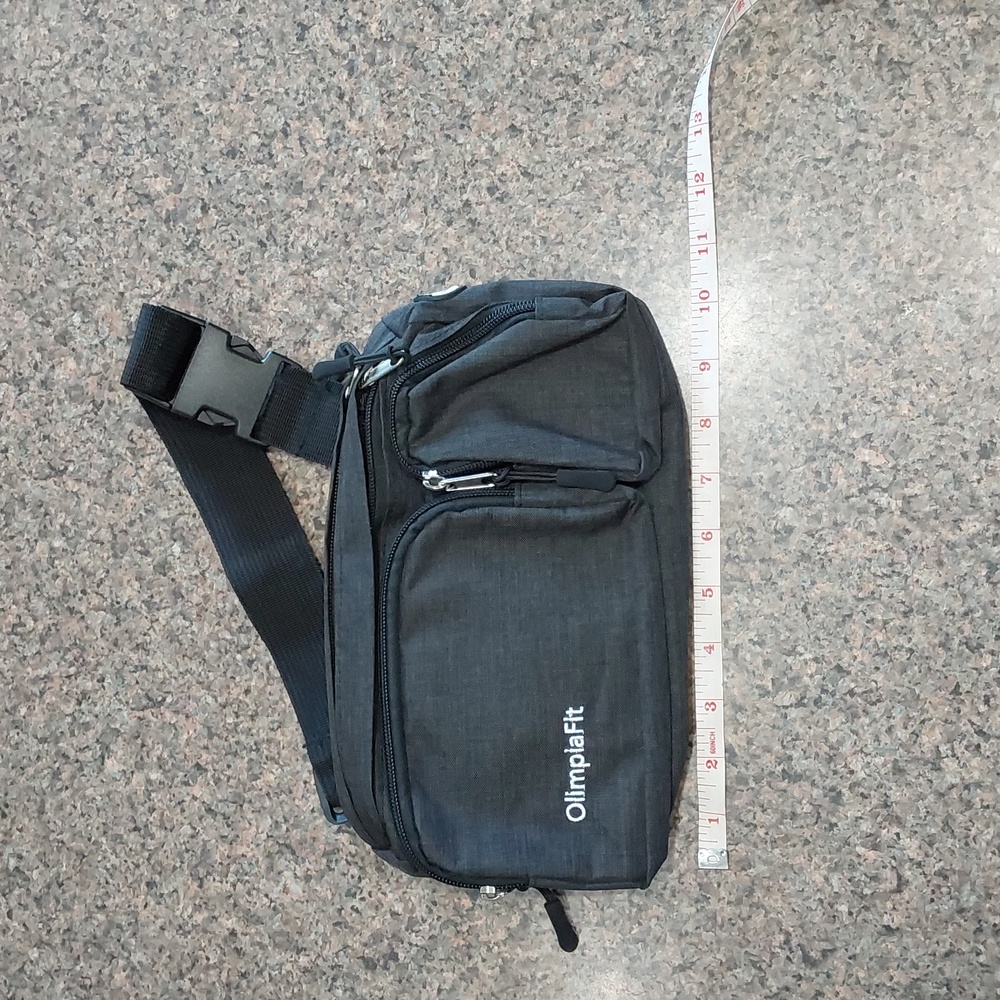 OlimpiaFit Fanny Pack for Women and Men - Waist Bag w/ 6 Anti-Theft Pockets
